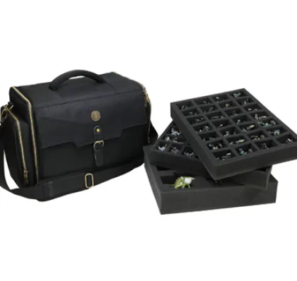 ENHANCE - Wide Base Miniature Figure Vault: Black