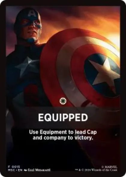 Equipped front card - Marvel Super Heroes Commander