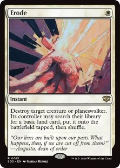 Erode (foil) - Secrets of Strixhaven