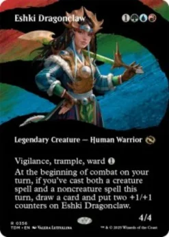 Eshki Dragonclaw (foil) (borderless) - Tarkir: Dragonstorm Varianten