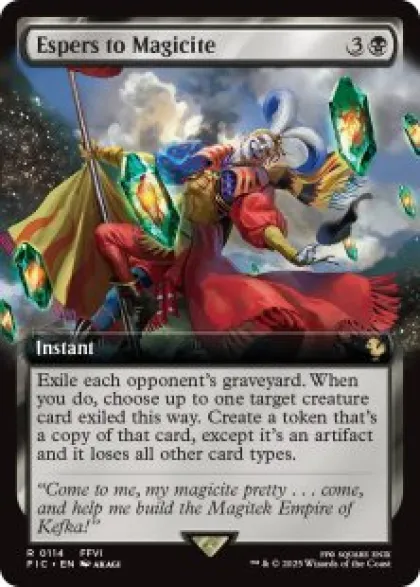 Espers to Magicite (extended art) - Final Fantasy Commander Varianten