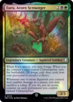 Euru, Acorn Scrounger (foil) - Mystery Booster Commander Edition
