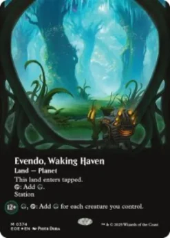 Evendo, Waking Haven (#374) (galaxy foil) (borderless) - Edge of Eternities