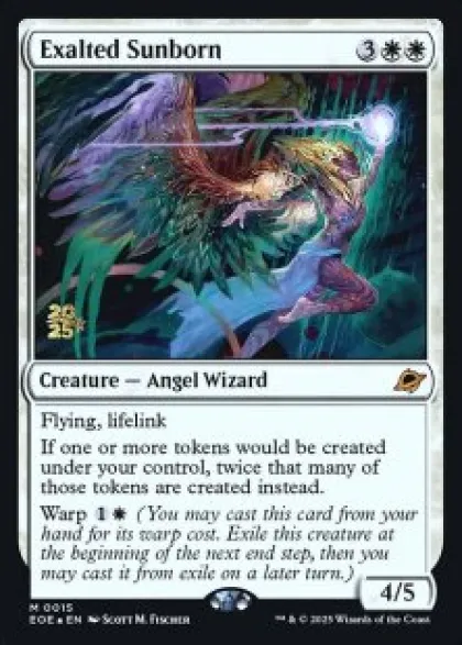 Exalted Sunborn (foil) - Edge of Eternities prerelease Promo's