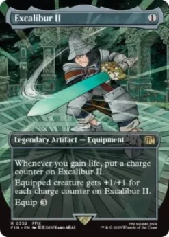 Excalibur II (foil) (borderless) - Final Fantasy Varianten
