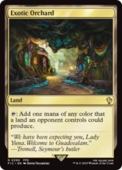 Exotic Orchard (surge foil) - Final Fantasy Commander