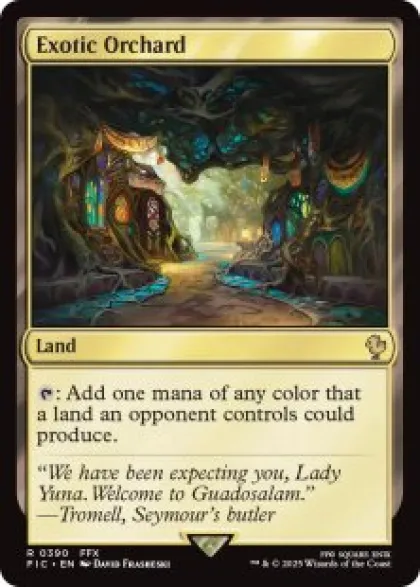 Exotic Orchard (surge foil) - Final Fantasy Commander