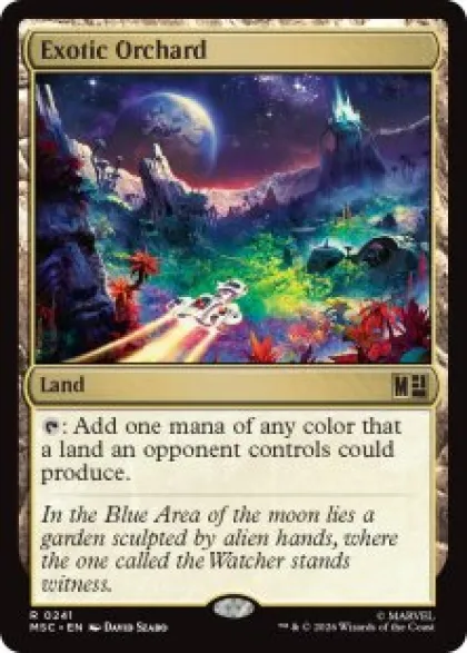 Exotic Orchard (surge foil) - Marvel Super Heroes Commander