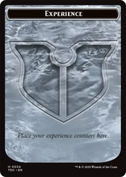 Experience Counter - Tarkir: Dragonstorm Commander