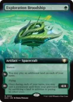 Exploration Broodship (extended art) - Edge of Eternities Commander Varianten