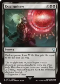 Exsanguinate (surge foil) - Final Fantasy Commander