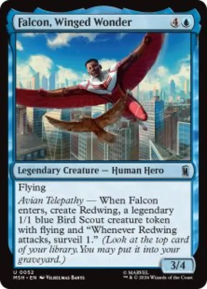 Falcon, Winged Wonder - Marvel Super Heroes