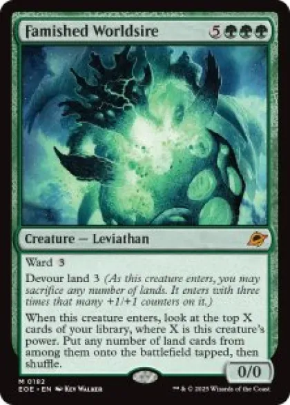 Famished Worldsire (foil) - Edge of Eternities