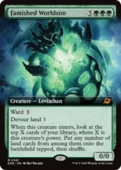 Famished Worldsire (foil) (extended art) - Edge of Eternities Varianten