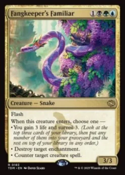 Fangkeeper's Familiar (foil) - Tarkir: Dragonstorm Planeswalker Stamped