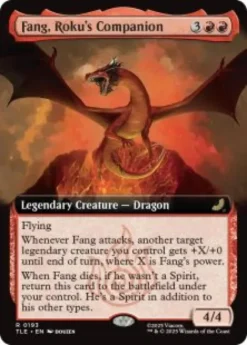Fang, Roku's Companion (foil) (extended art) - Avatar: The Last Airbender Eternal Varianten
