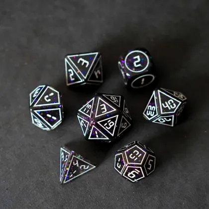 FanRoll - Dice Set: Framed Void (7-delig)