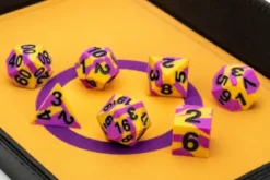 Fanroll - Dice Set Gaymers Pride: Intersex Flag (7-delig)