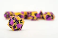 Fanroll - Dice Set Gaymers Pride: Intersex Flag (7-delig)