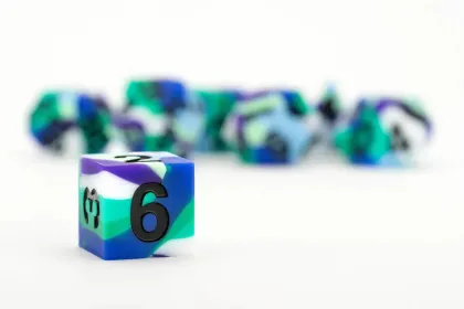 Fanroll - Dice Set Gaymers Pride: Gay Men Flag (7-delig)