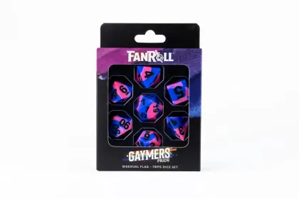 Fanroll - Dice Set Gaymers Pride: Bisexual Flag (7-delig)