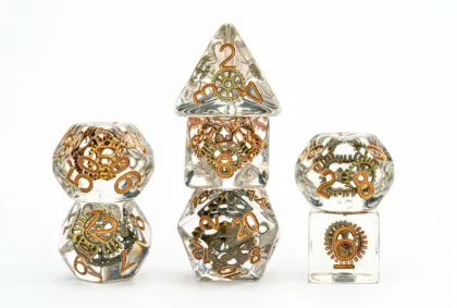 FanRoll - Dice Set: Gear (7-delig)