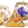 FanRoll - Dice Set: Rainbow Dinosaur (7-delig)