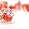 FanRoll Dragon Storm - Inclusion Dice Set: Red Dragon (7-delig)
