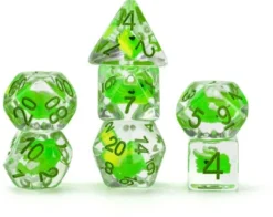 FanRoll Dragon Storm - Inclusion Dice Set: Green Dragon (7-delig)