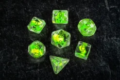 FanRoll Dragon Storm - Inclusion Dice Set: Green Dragon (7-delig)