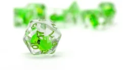 FanRoll Dragon Storm - Inclusion Dice Set: Green Dragon (7-delig)