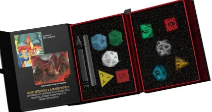 FanRoll Dungeons and Dragons - 50th Anniversary Dice Set: Then & Now (10-delig)