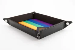 FanRoll - Folding Dice Tray: Pride Rainbow Flag