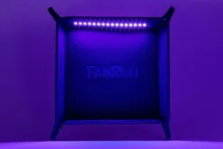 FanRoll - Shadowlight Folding Blacklight Dice Tray: Black