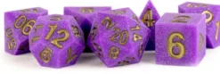 FanRoll -Sharp Edge Silicone Dice Set: Regal Ricochet (7-delig)