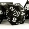 FanRoll -Sharp Edge Silicone Dice Set: Gold Scatter (7-delig)