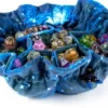 FanRoll - Velvet Compartment Dice Bag: Galaxy