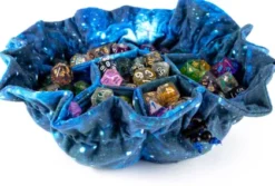 FanRoll - Velvet Compartment Dice Bag: Galaxy