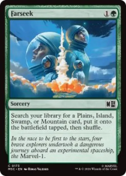 Farseek (#173) (surge foil) - Marvel Super Heroes Commander