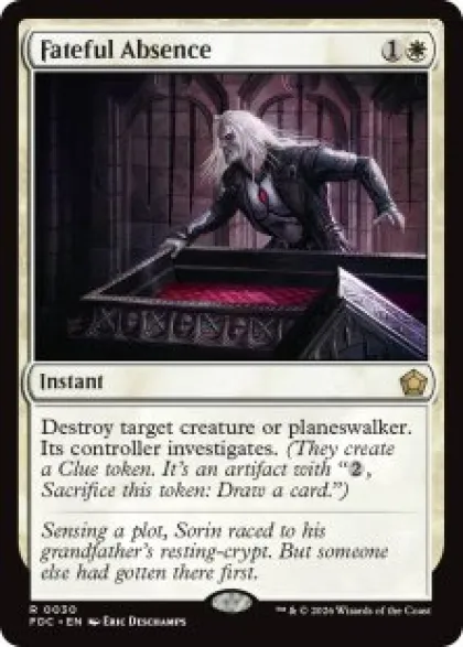 Fateful Absence - Foundations Commander Decks