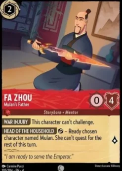 Fa Zhou, Mulan's Father (foil) - Ursula's Return