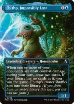 Fblthp, Impossibly Lost (foil) (borderless) - Reality Fracture Varianten