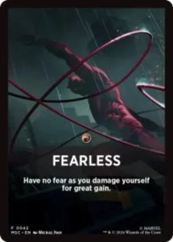 Fearless front card - Marvel Super Heroes Commander