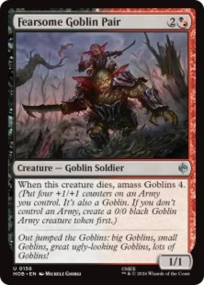 Fearsome Goblin Pair (foil) - The Hobbit