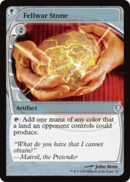 Fellwar Stone (showcase) - Mystery Booster Commander Edition Future Sight