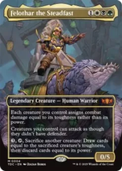 Felothar the Steadfast (borderless) - Tarkir: Dragonstorm Commander