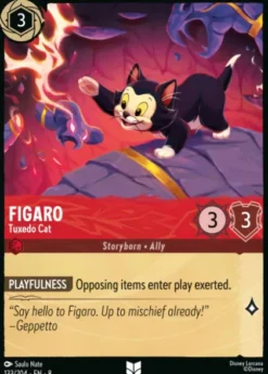 Figaro, Tuxedo Cat (foil) - Reign of Jafar