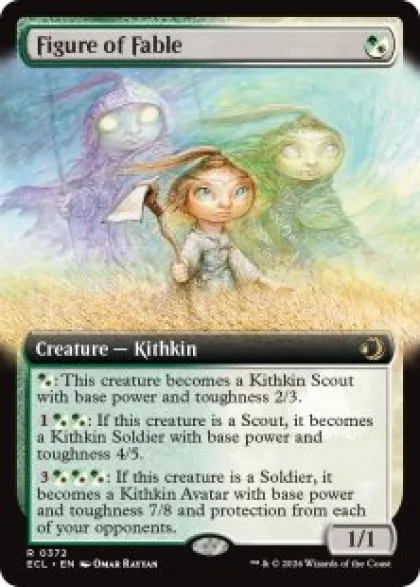 Figure of Fable (extended art) - Lorwyn Eclipsed Varianten