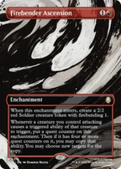 Firebender Ascension (foil) (borderless) - Avatar: The Last Airbender Varianten