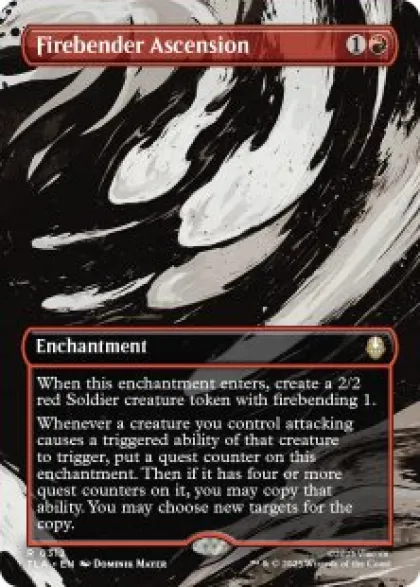 Firebender Ascension (foil) (borderless) - Avatar: The Last Airbender Varianten